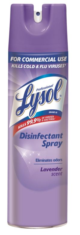 Professional LYSOL Disinfectant Spray  Lavender Discontinued